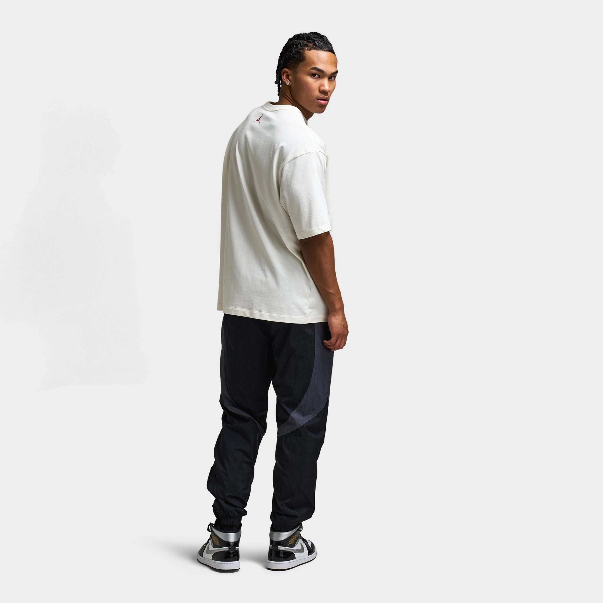 Jordan "Photo" Graphic Oversized T-Shirt Sail / Varsity Red - Varsity Red