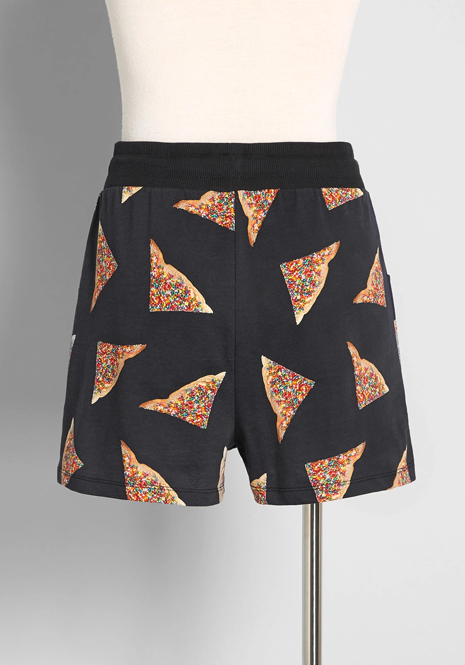 Let's Have A Toast Drawstring Shorts