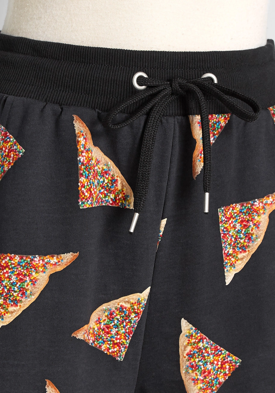 Let's Have A Toast Drawstring Shorts