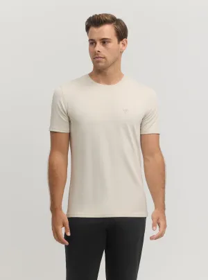 Light Beige Tech Stretch T-Shirt