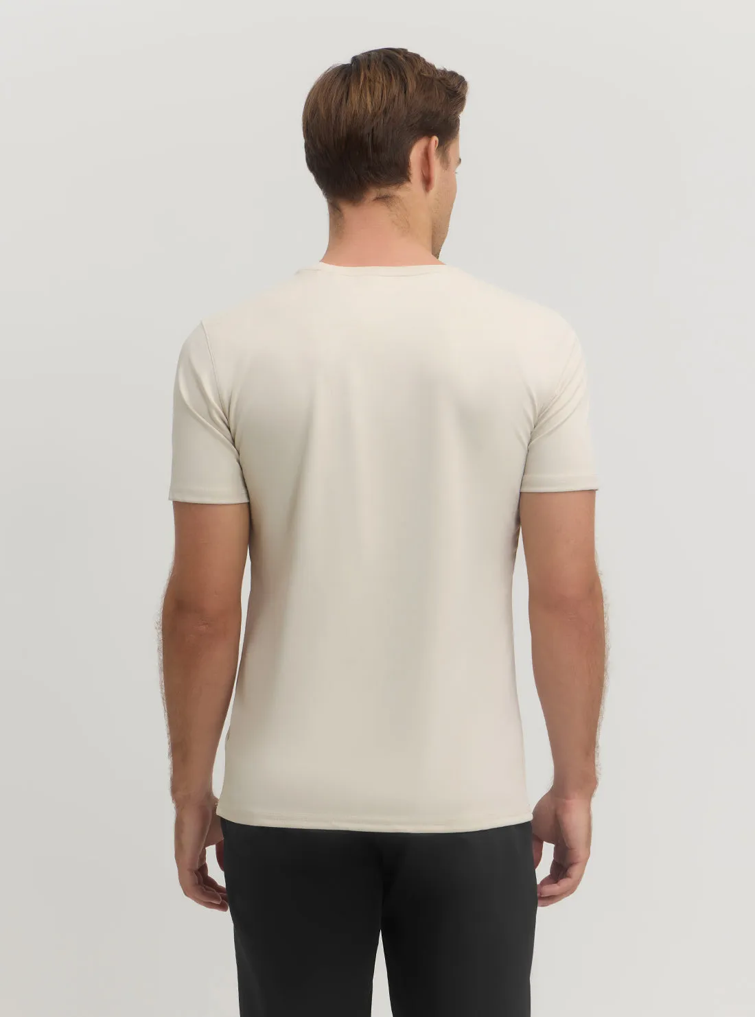 Light Beige Tech Stretch T-Shirt