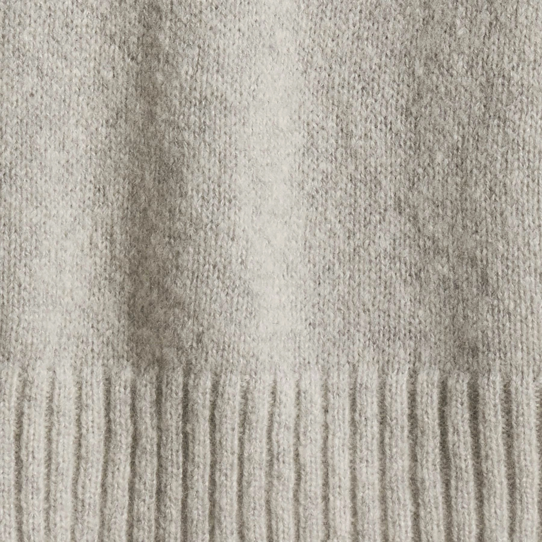 Lightweight Textured Cashmere Crew - Mist