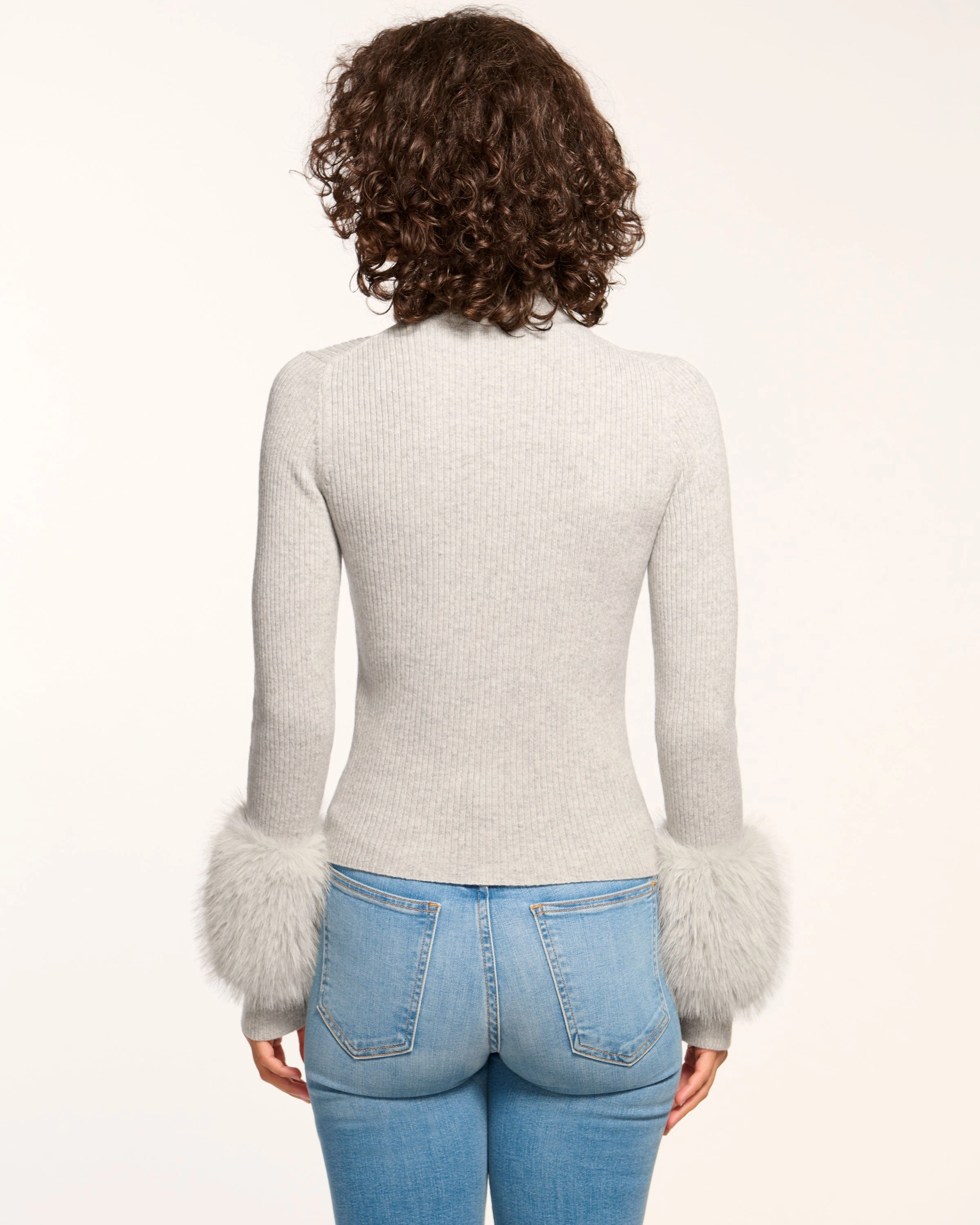 Magnus Turtleneck Faux Fur Sweater