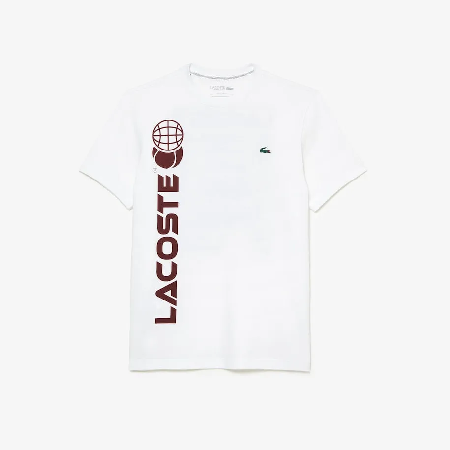 Men's Lacoste Tennis x Daniil Medvedev Regular Fit T-Shirt White