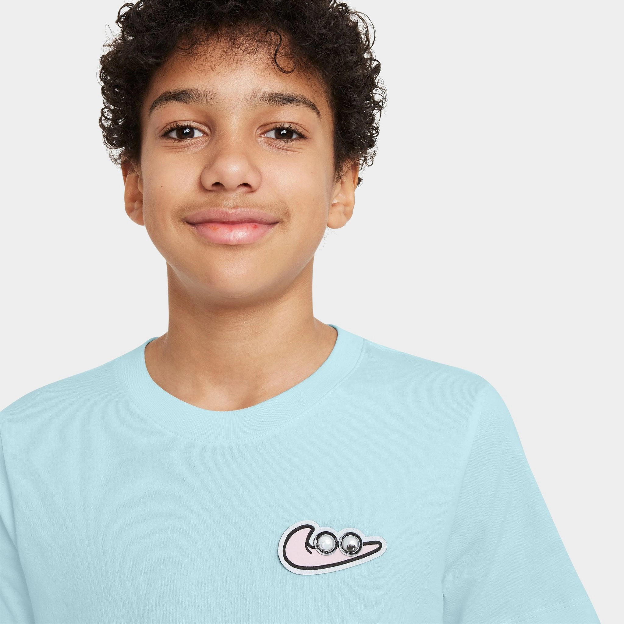 Nike Juniors' NSW Swooshy T-Shirt / Glacier Blue