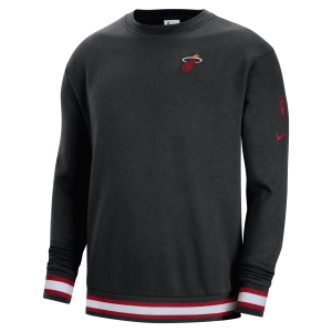 Nike Miami HEAT Courtside Fleece Sweatshirt