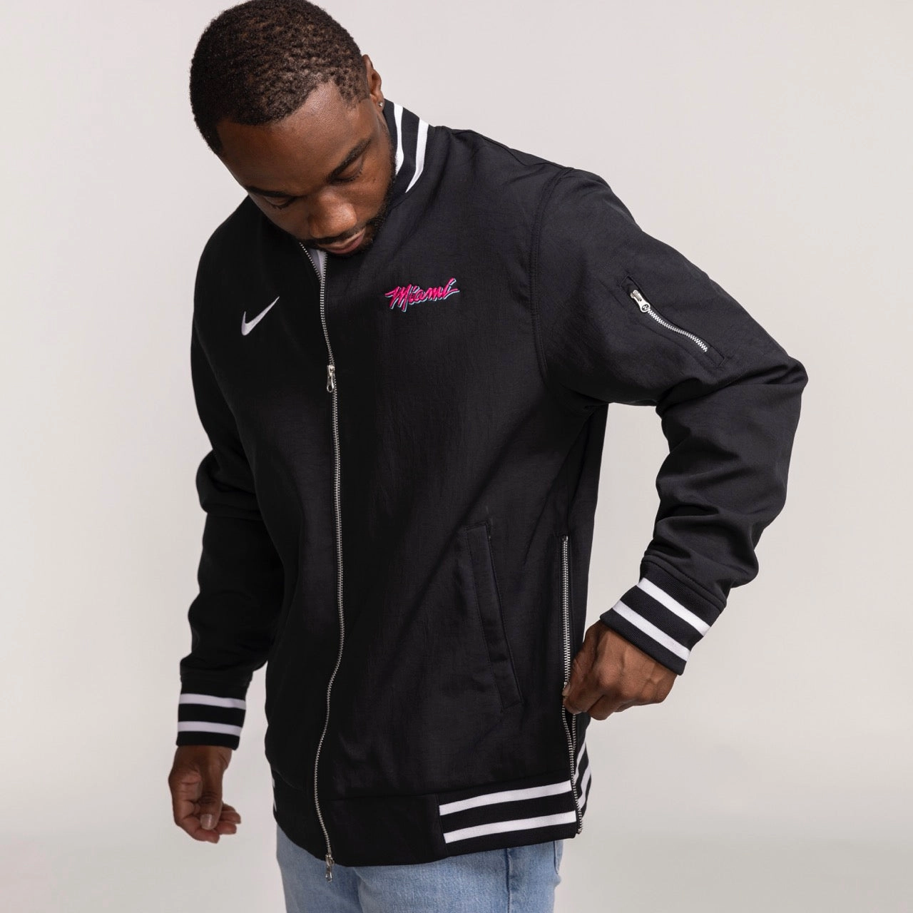 Nike Miami HEAT Original Vice Bomber Jacket