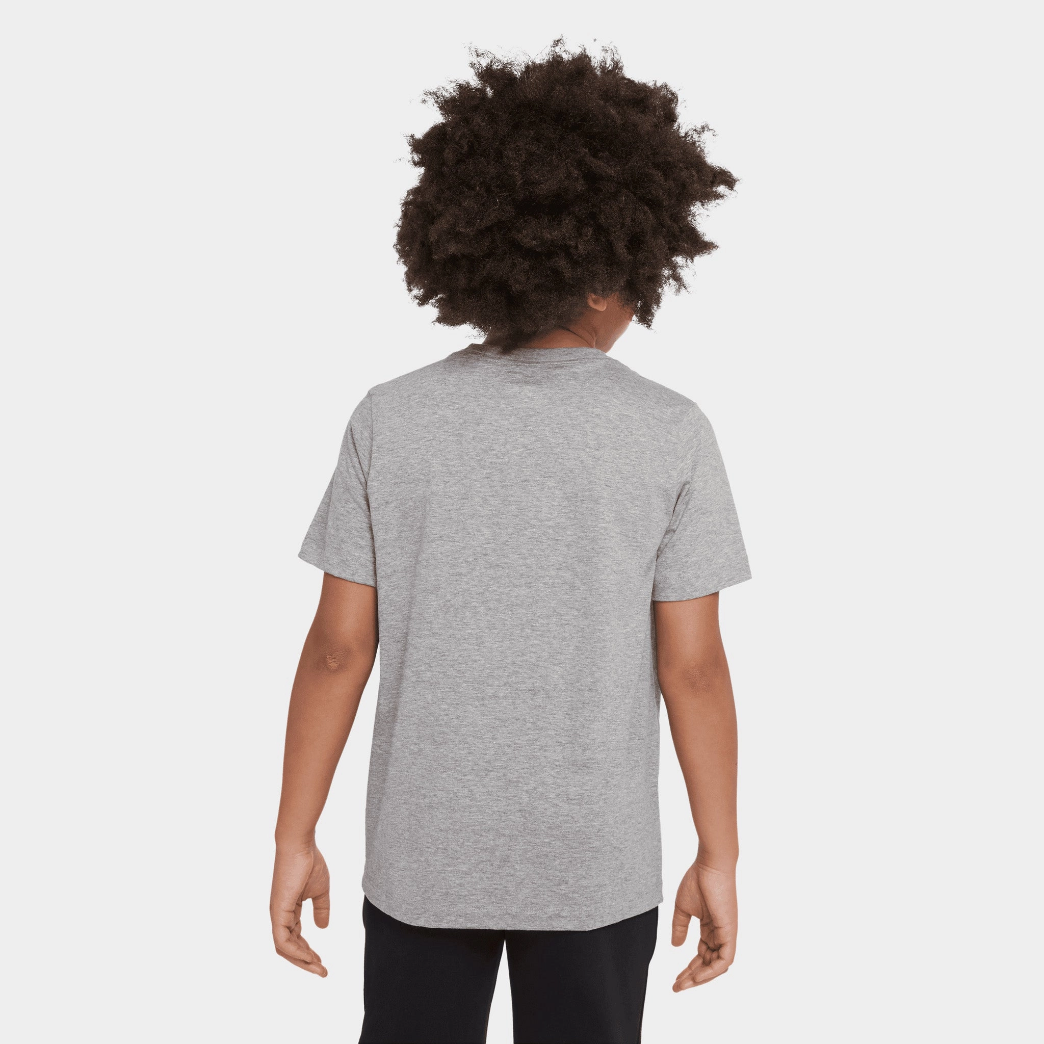 Nike Sportswear Juniors' Embroidered Futura T-Shirt / Dark Grey Heather