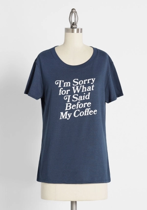 Not Before My Coffee Graphic Tee
