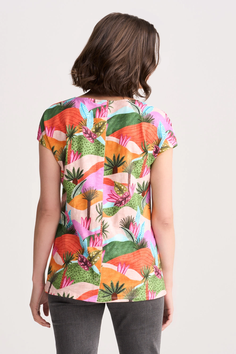Organic Cotton T-Shirt - Tropical Landscape