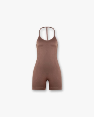 Owners Club Seamless Jumpsuit - Mocha