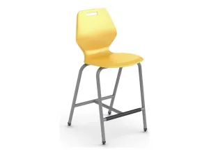 Paragon A&D Ready - Stool - injection molded polypropylene - fire truck red READY4LST25-AZ