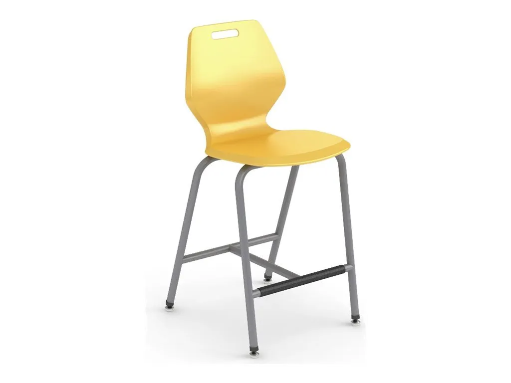 Paragon A&D Ready - Stool - injection molded polypropylene - fire truck red READY4LST25-AZ