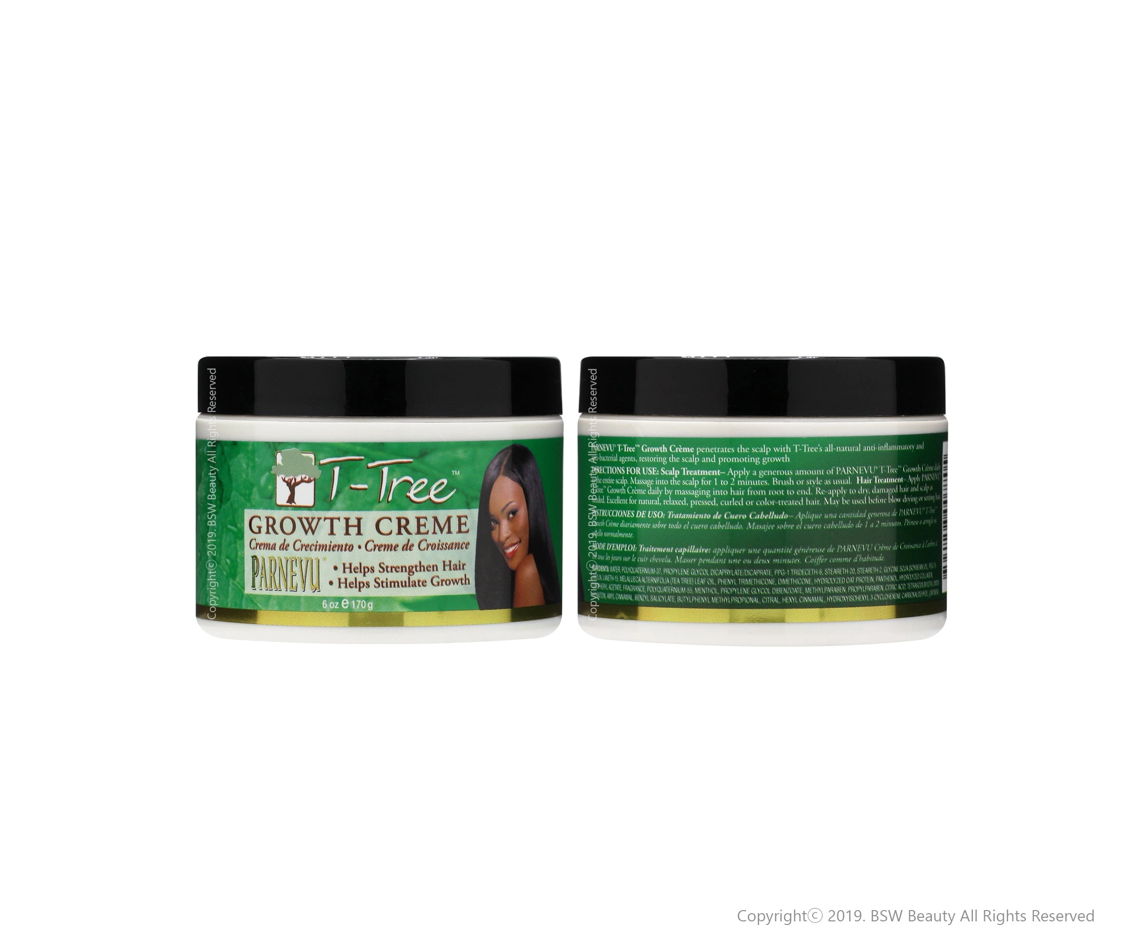 PARNEVU T-TREE GROWTH CREME 6oz