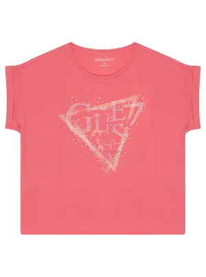 Pink Crystal Logo T-Shirt (7-16)