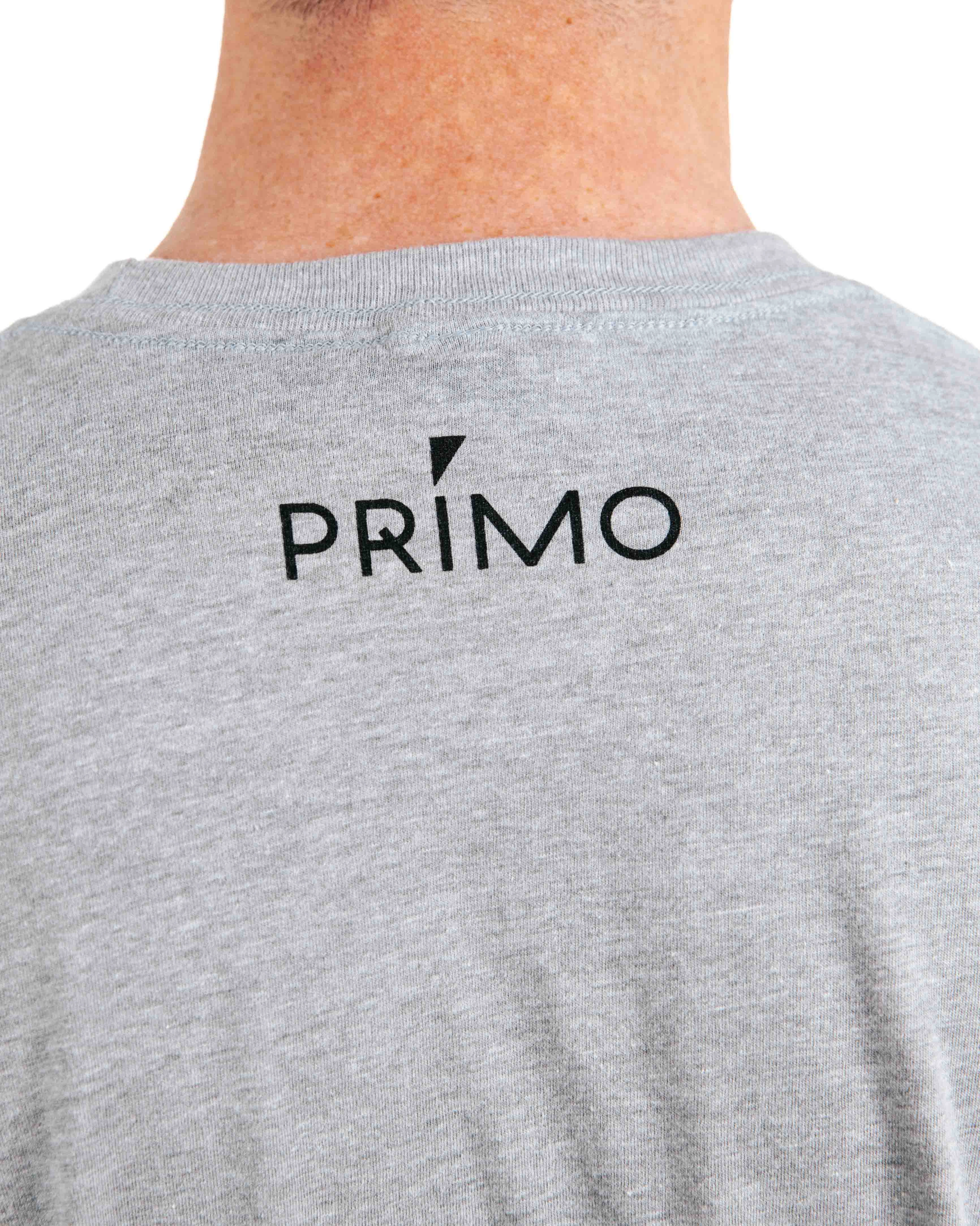 Primo Wordmark Tee - Light Gray