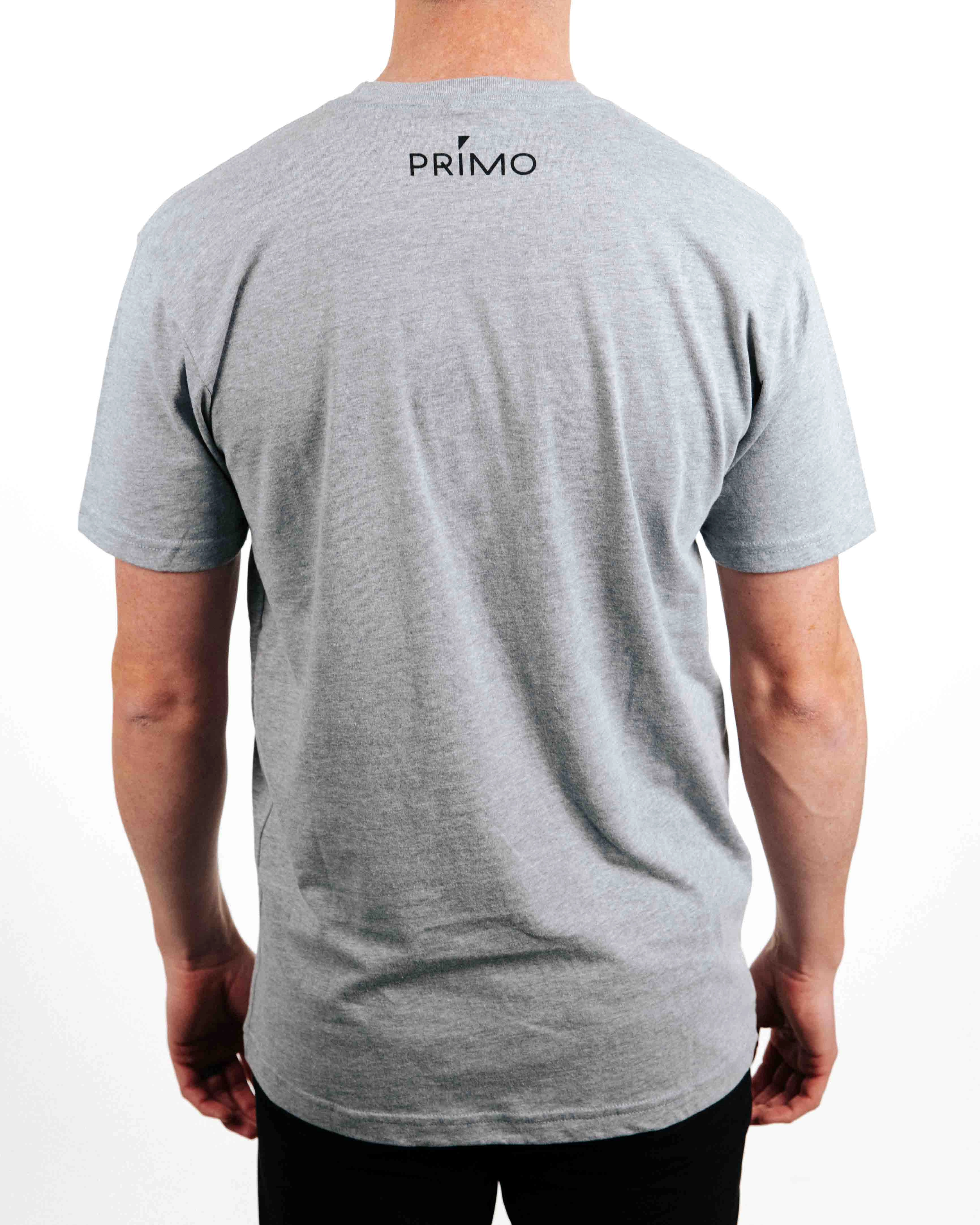 Primo Wordmark Tee - Light Gray