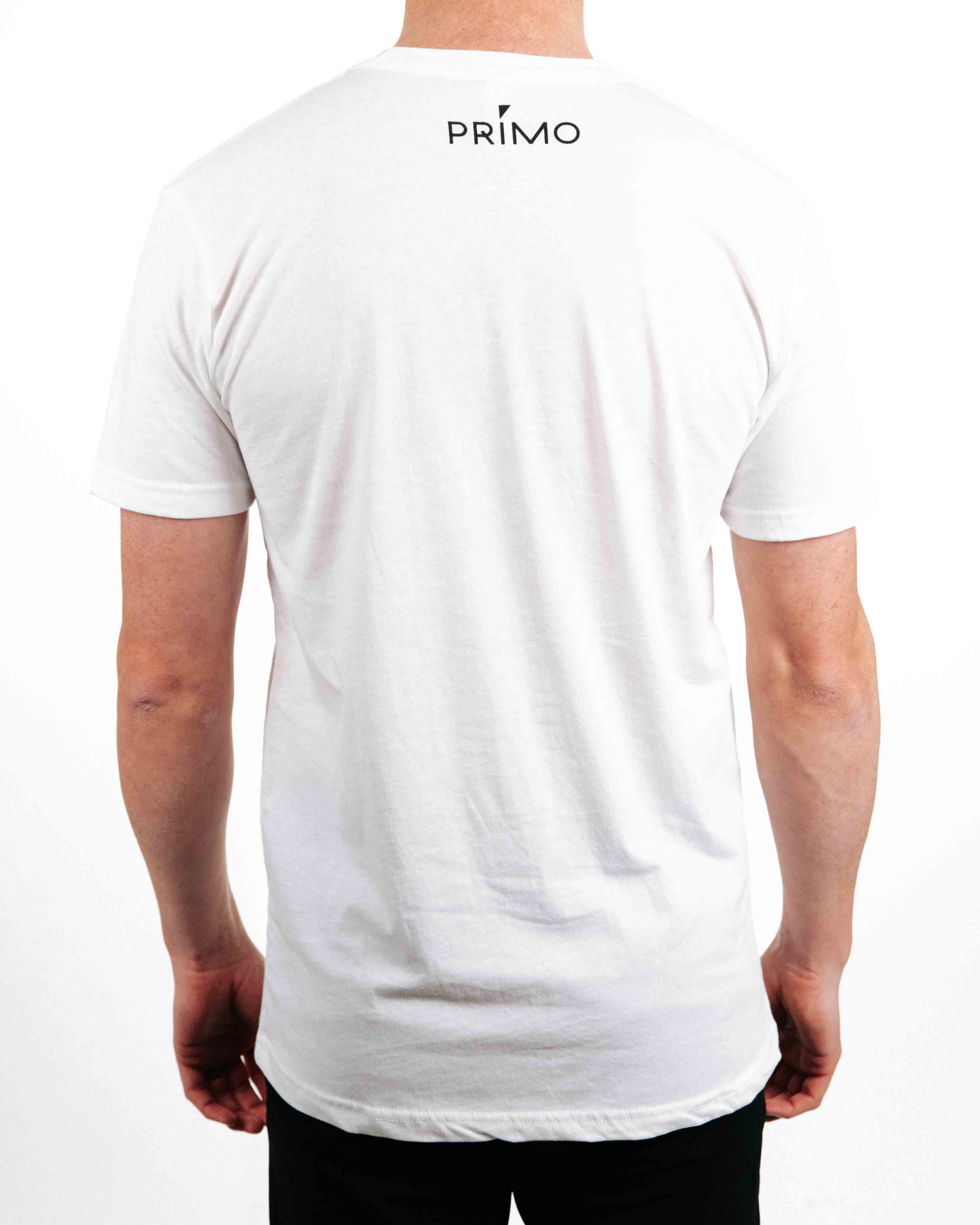 Primo Wordmark Tee - White
