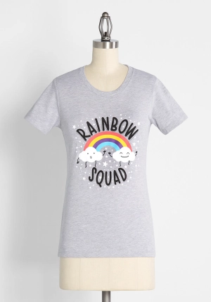 Rainbow Squad Goals Graphic Tee