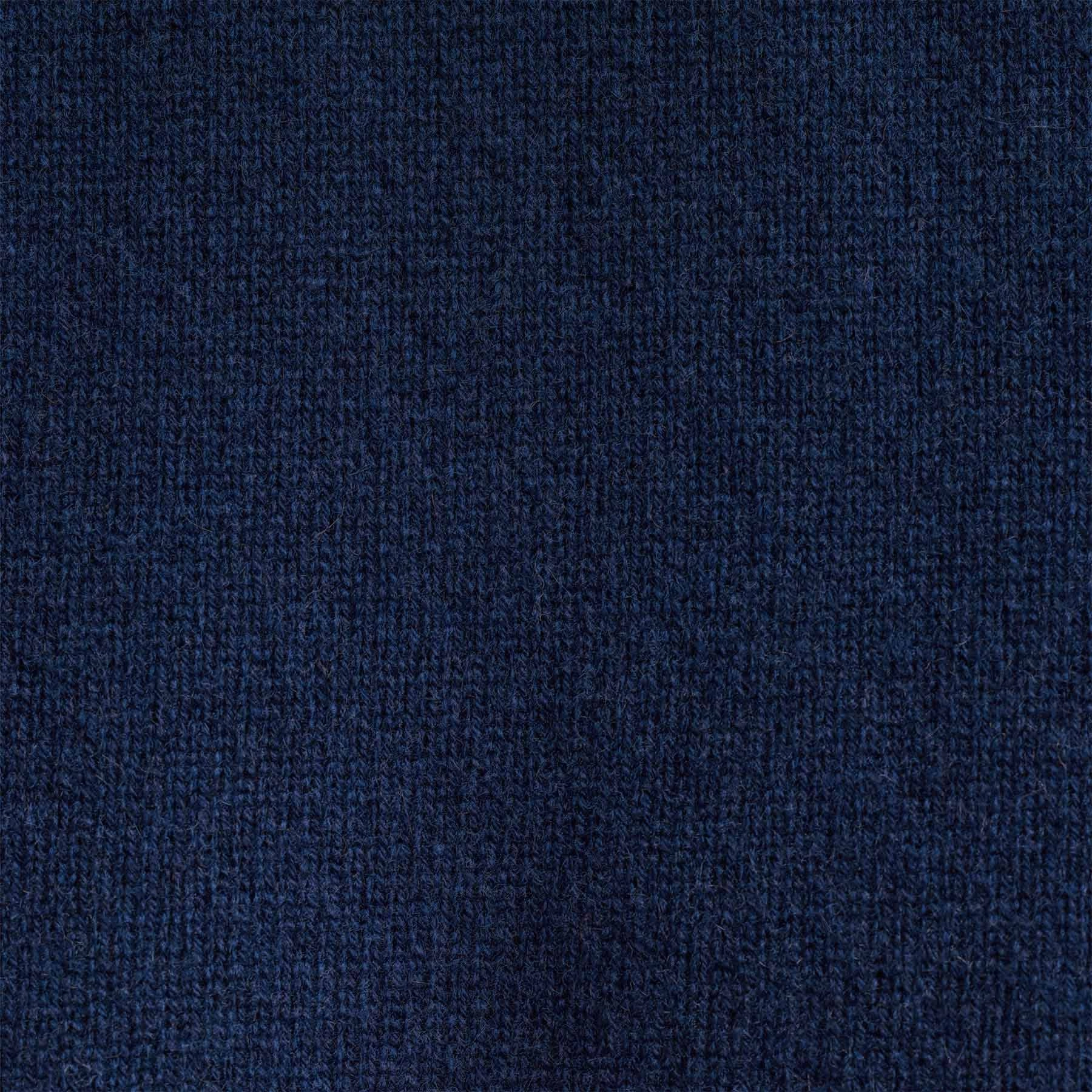 Recycled Cashmere Raglan Crew - Royal Blue