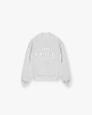 Represent Owners Club Stamp Sweater - Ash Grey