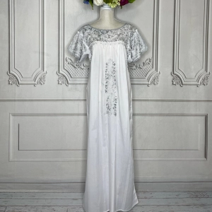 San Antonino Gala Dress - Long Silver