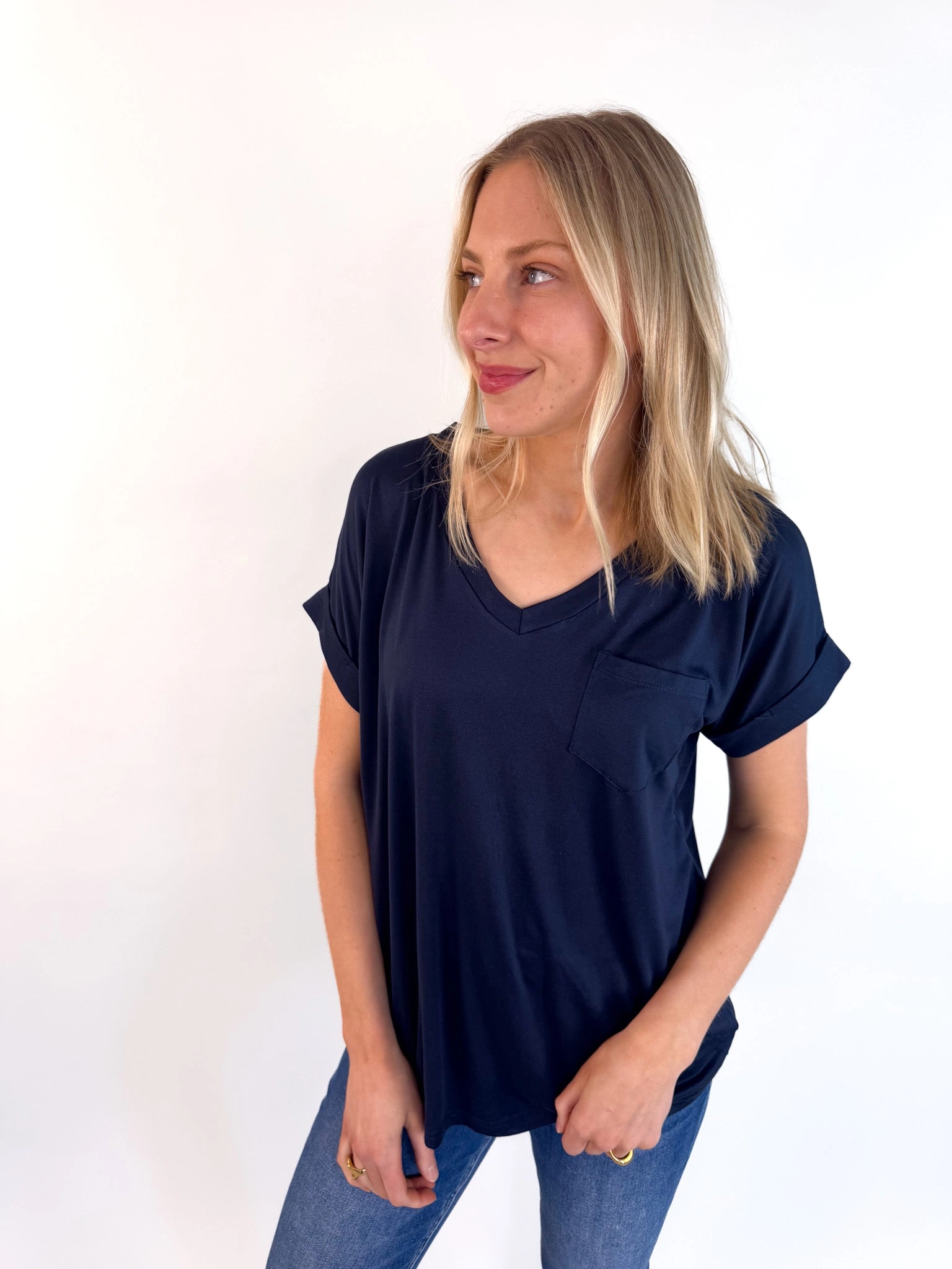 Scout V Neck Pocket Tee