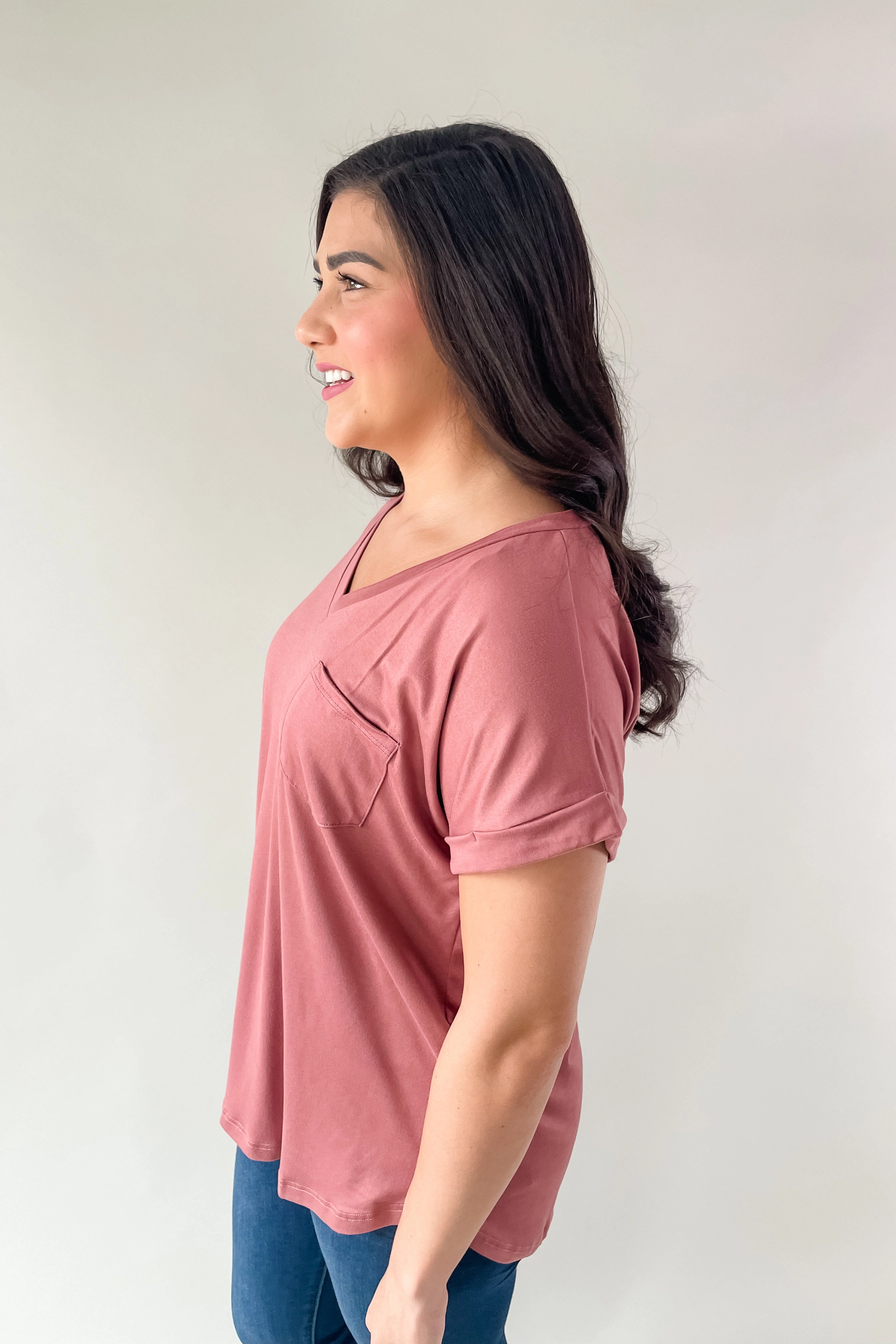 Scout V Neck Pocket Tee