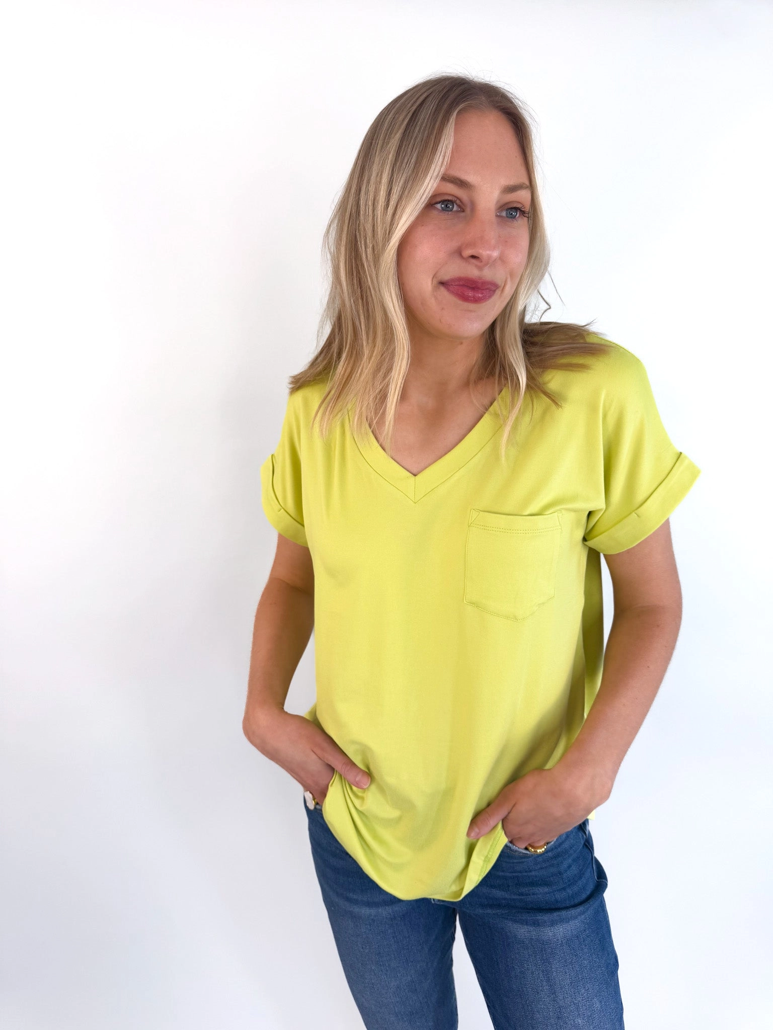 Scout V Neck Pocket Tee
