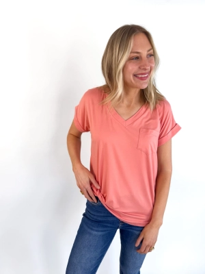 Scout V Neck Pocket Tee