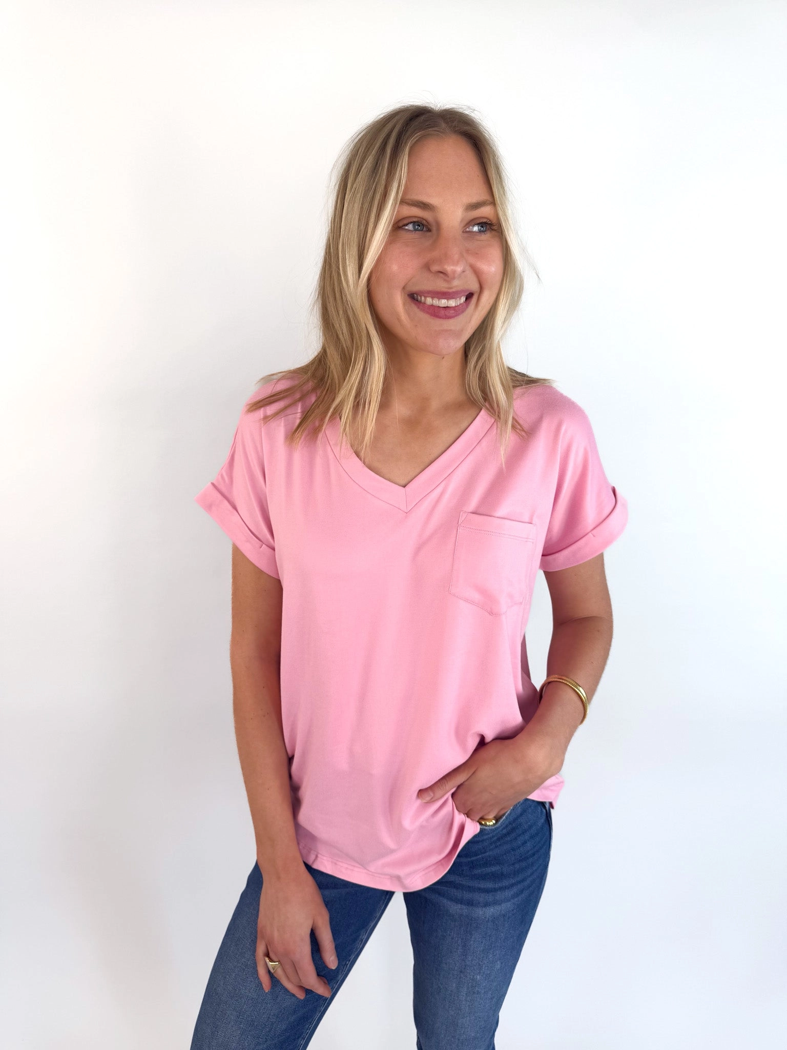 Scout V Neck Pocket Tee