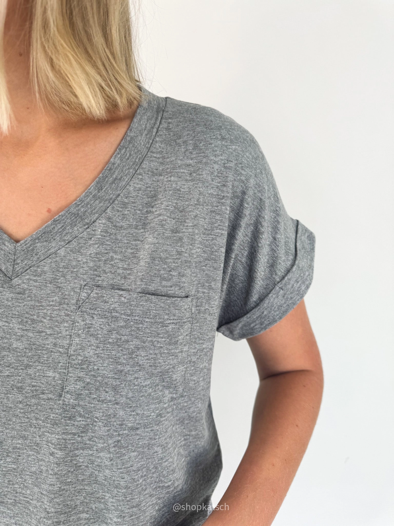Scout V Neck Pocket Tee