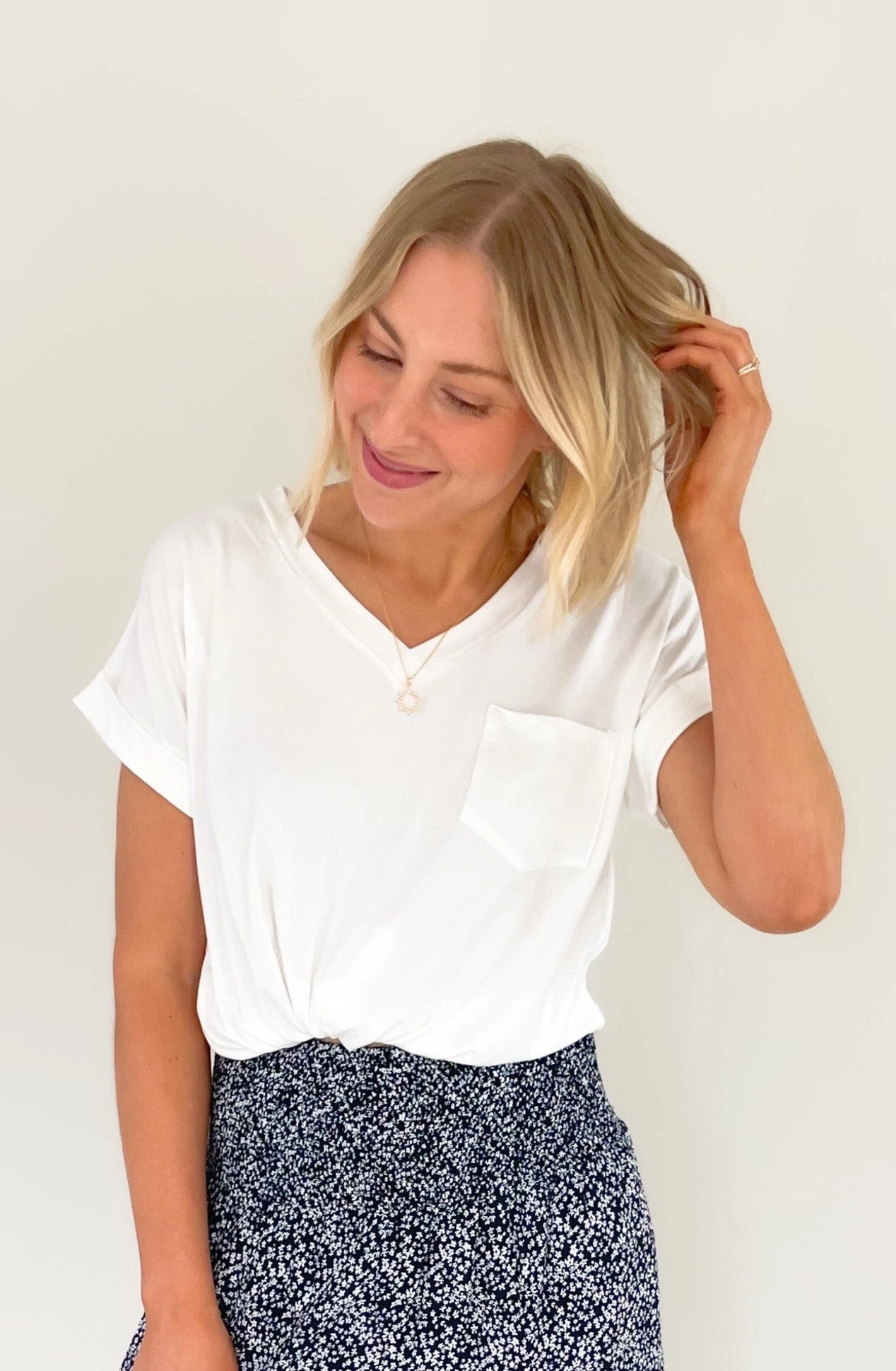 Scout V Neck Pocket Tee
