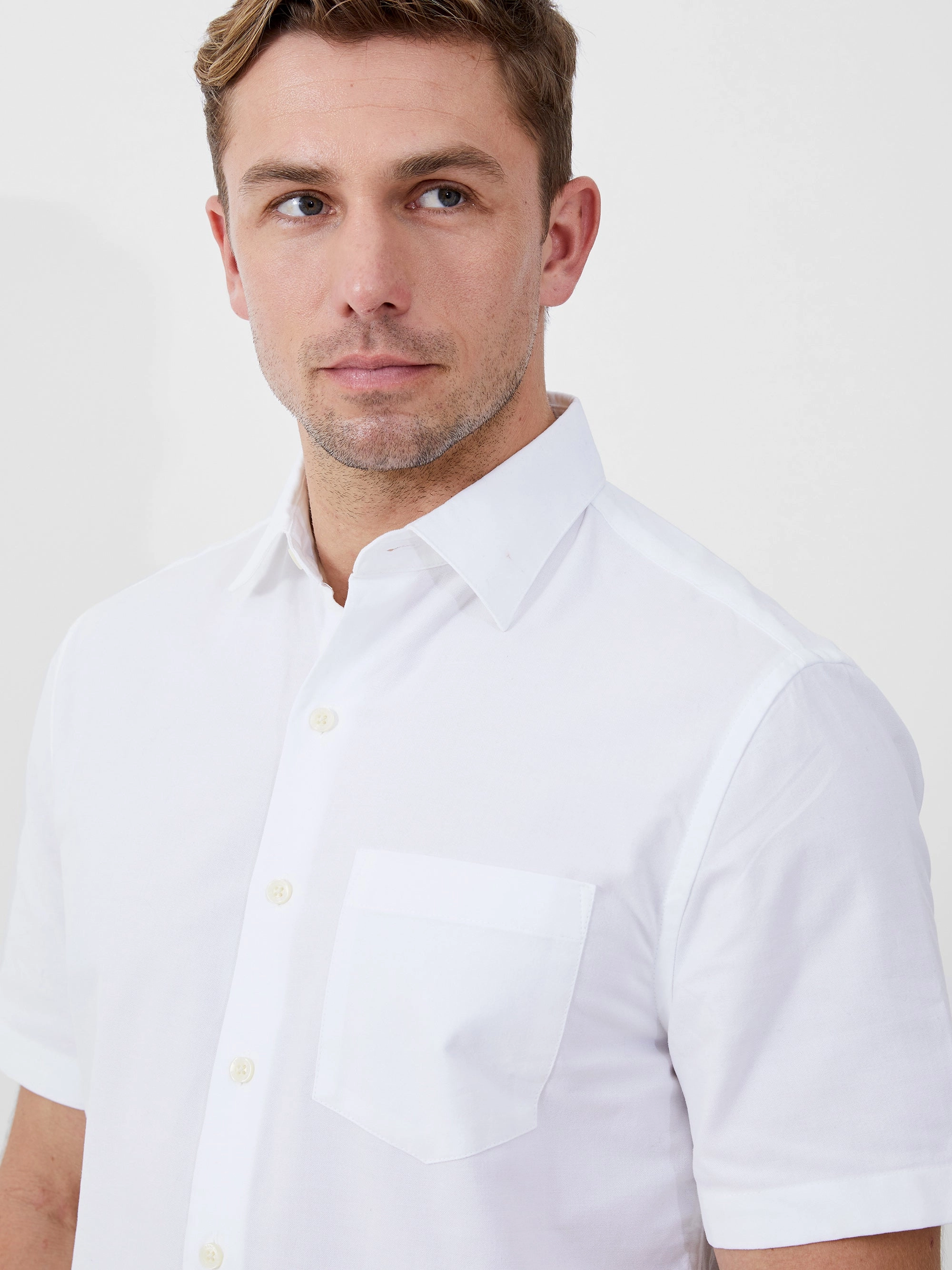 Short Sleeve Peached Shirt