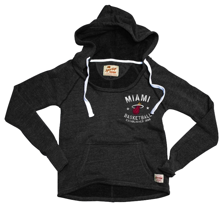 Sportiqe Miami HEAT Ladies Port Hoodie