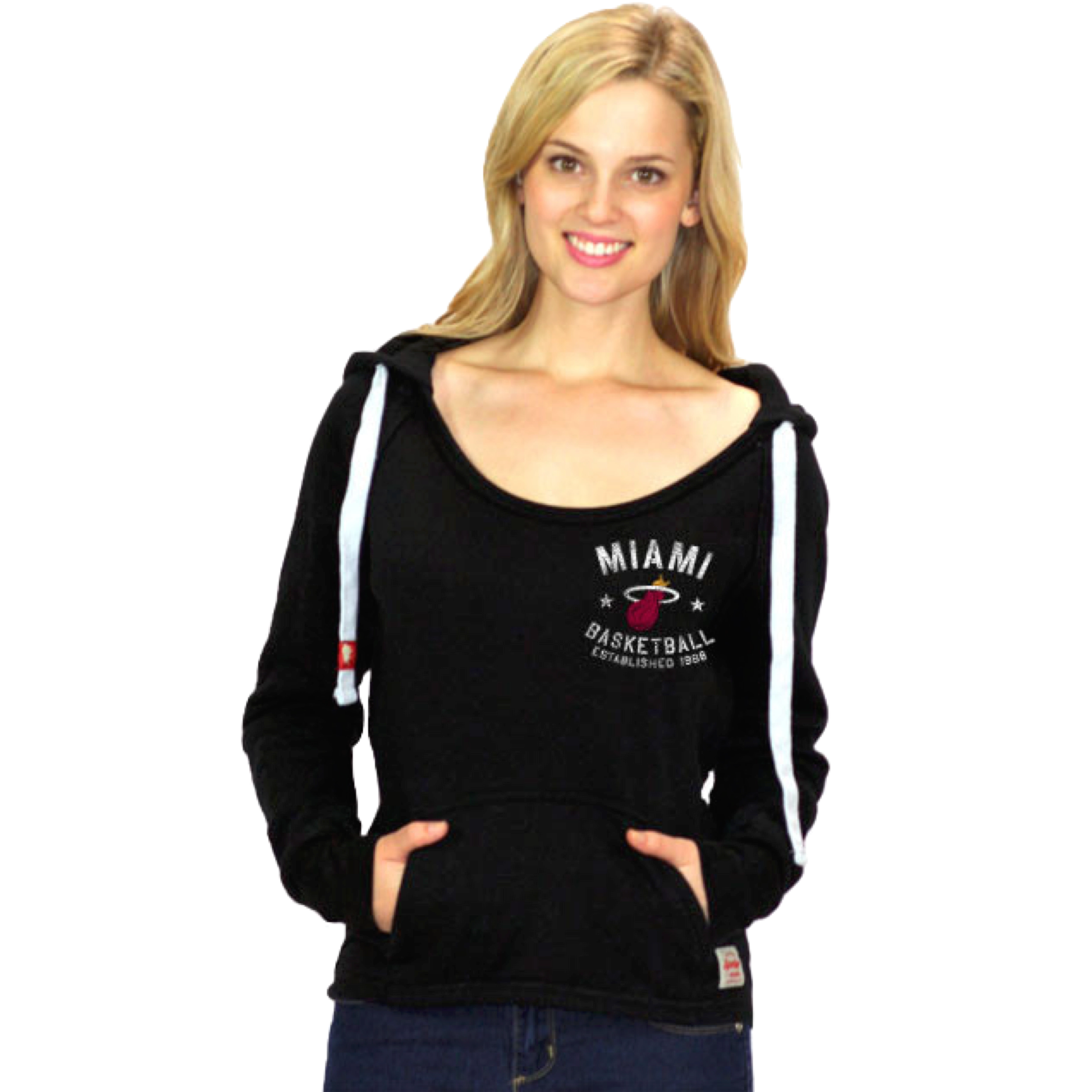 Sportiqe Miami HEAT Ladies Port Hoodie