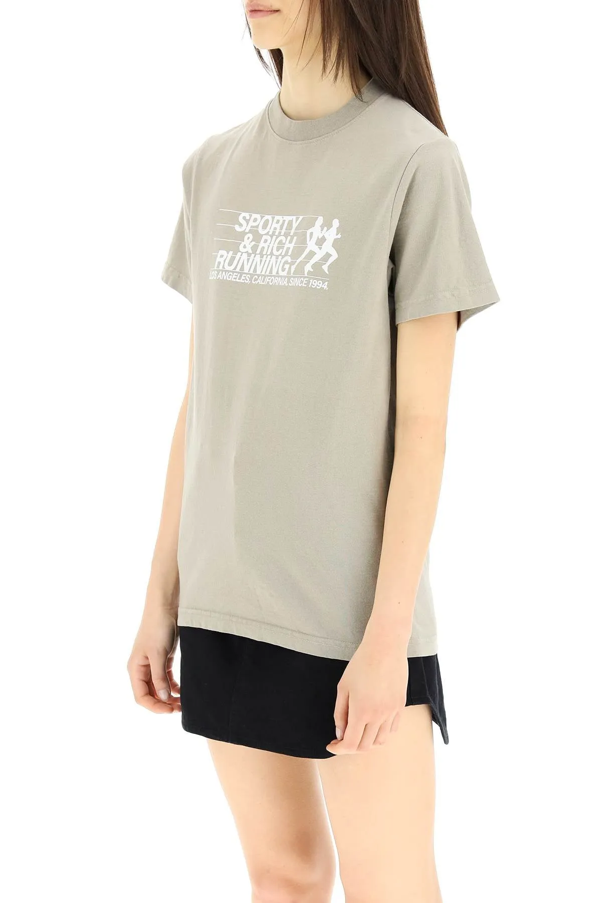 Sporty & Rich Logo-Printed Crewneck T-Shirt