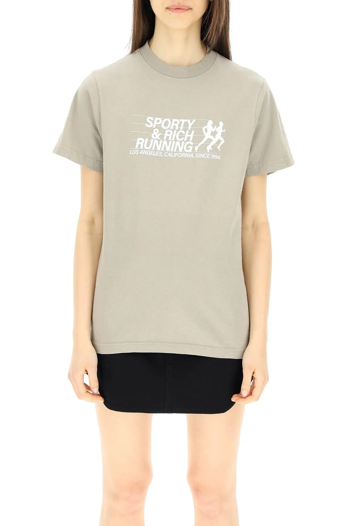 Sporty & Rich Logo-Printed Crewneck T-Shirt