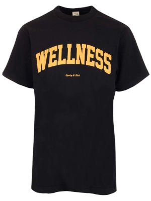 Sporty & Rich Wellness Ivy Printed Crewneck T-Shirt