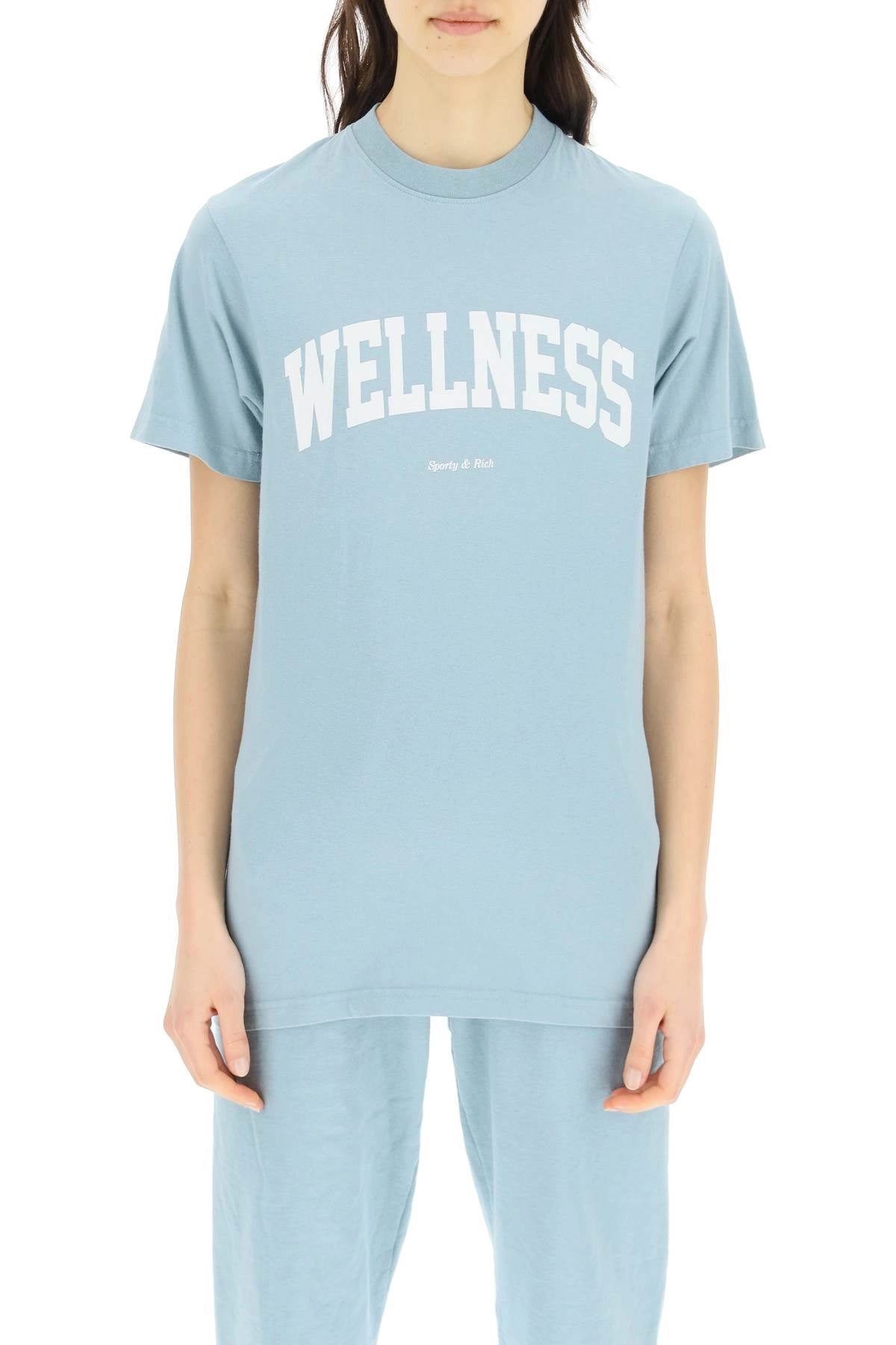Sporty & Rich Wellness Printed Crewneck T-Shirt