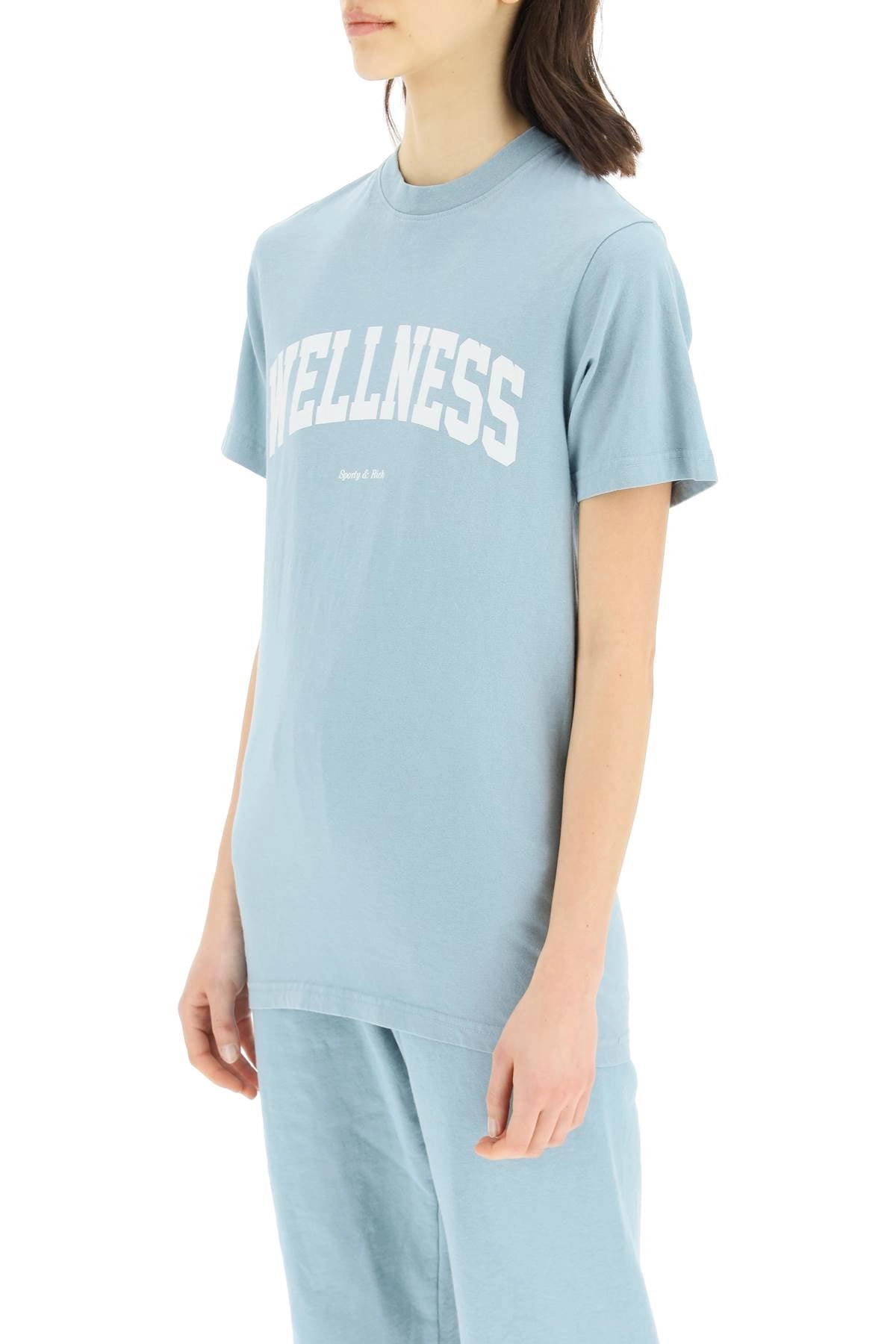Sporty & Rich Wellness Printed Crewneck T-Shirt
