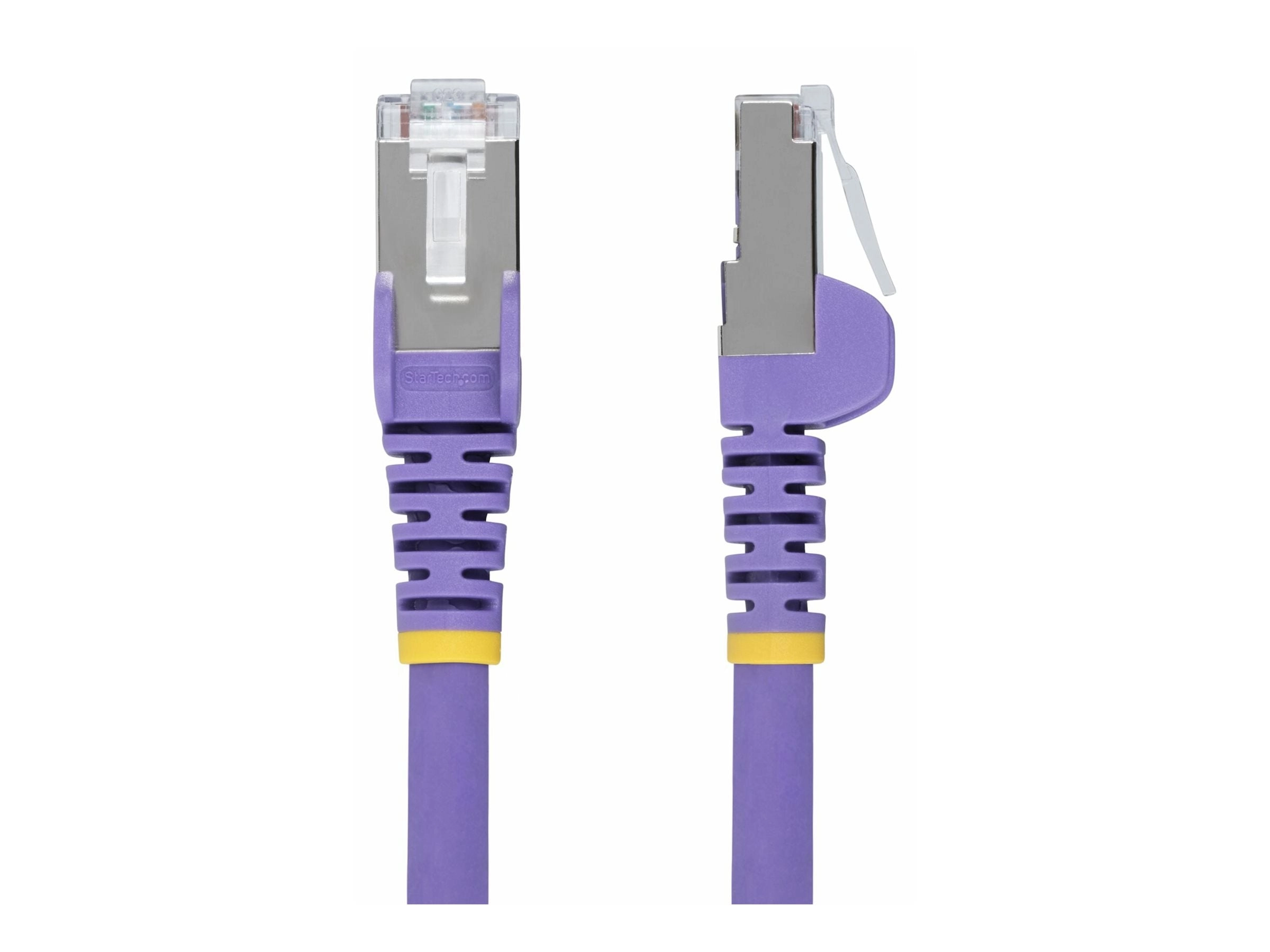 StarTech.com 5ft Purple CAT6a Ethernet Cable, Snagless, S/FTP, 10G, LSZH - Patch cable - RJ-45 (M) to RJ-45 (M) - 5 ft - 0.2 NLPL-5F-CAT6A-PATCH