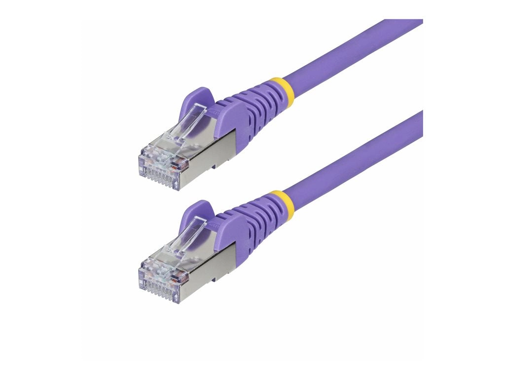 StarTech.com 5ft Purple CAT6a Ethernet Cable, Snagless, S/FTP, 10G, LSZH - Patch cable - RJ-45 (M) to RJ-45 (M) - 5 ft - 0.2 NLPL-5F-CAT6A-PATCH