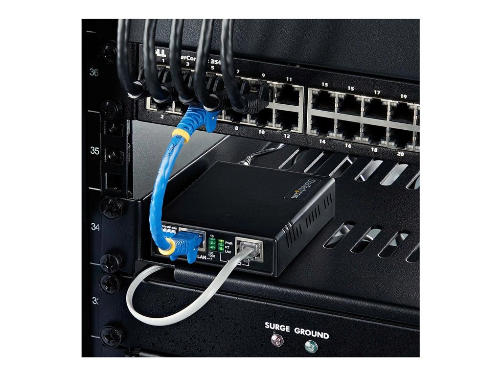 StarTech.com VDSL2 Ethernet Extender Kit, Network Extension Up to 0.6mi (1km), Long Range LAN Repeater over RJ11/CAT5e/CAT6 Cabling, VDSL-LAN-EXTENDER-1G