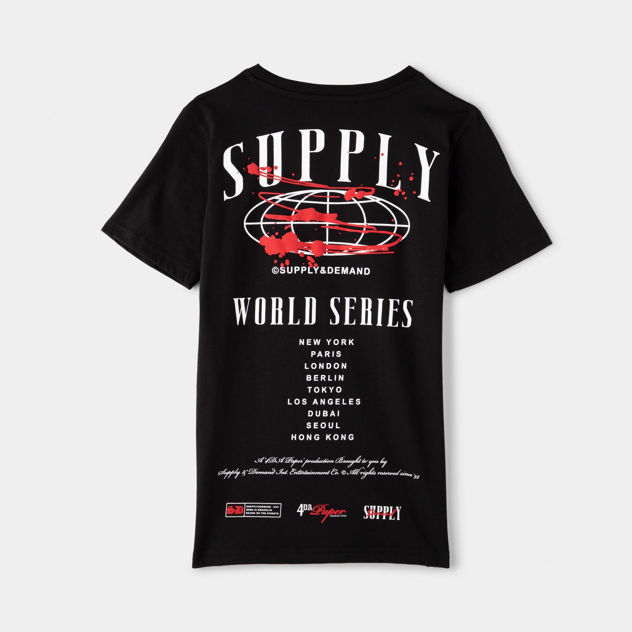 Supply & Demand Junior Boys' Jetter T-Shirt / Black