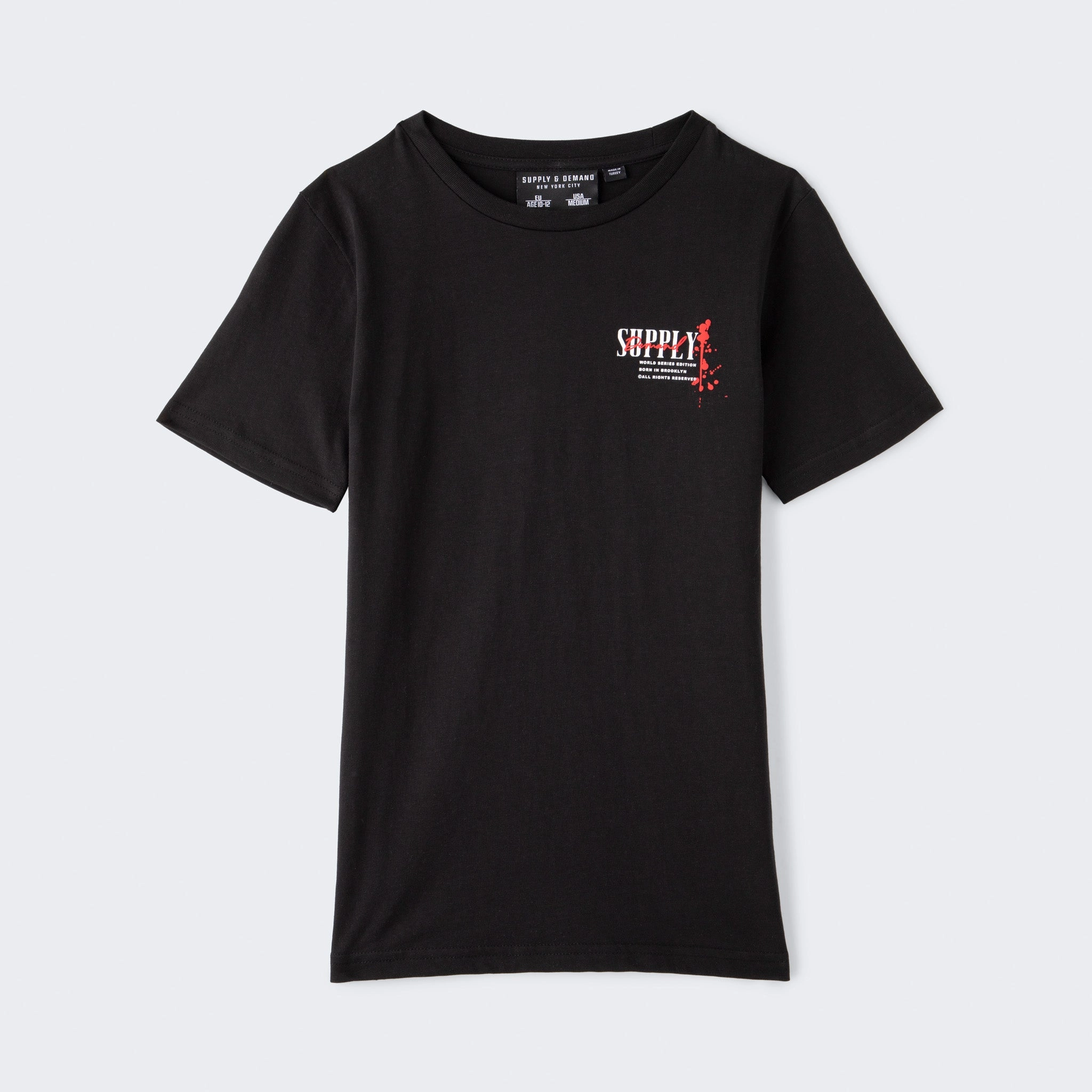 Supply & Demand Junior Boys' Jetter T-Shirt / Black
