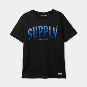 Supply & Demand Junior Boys' Zuni Graphic T-Shirt / Black