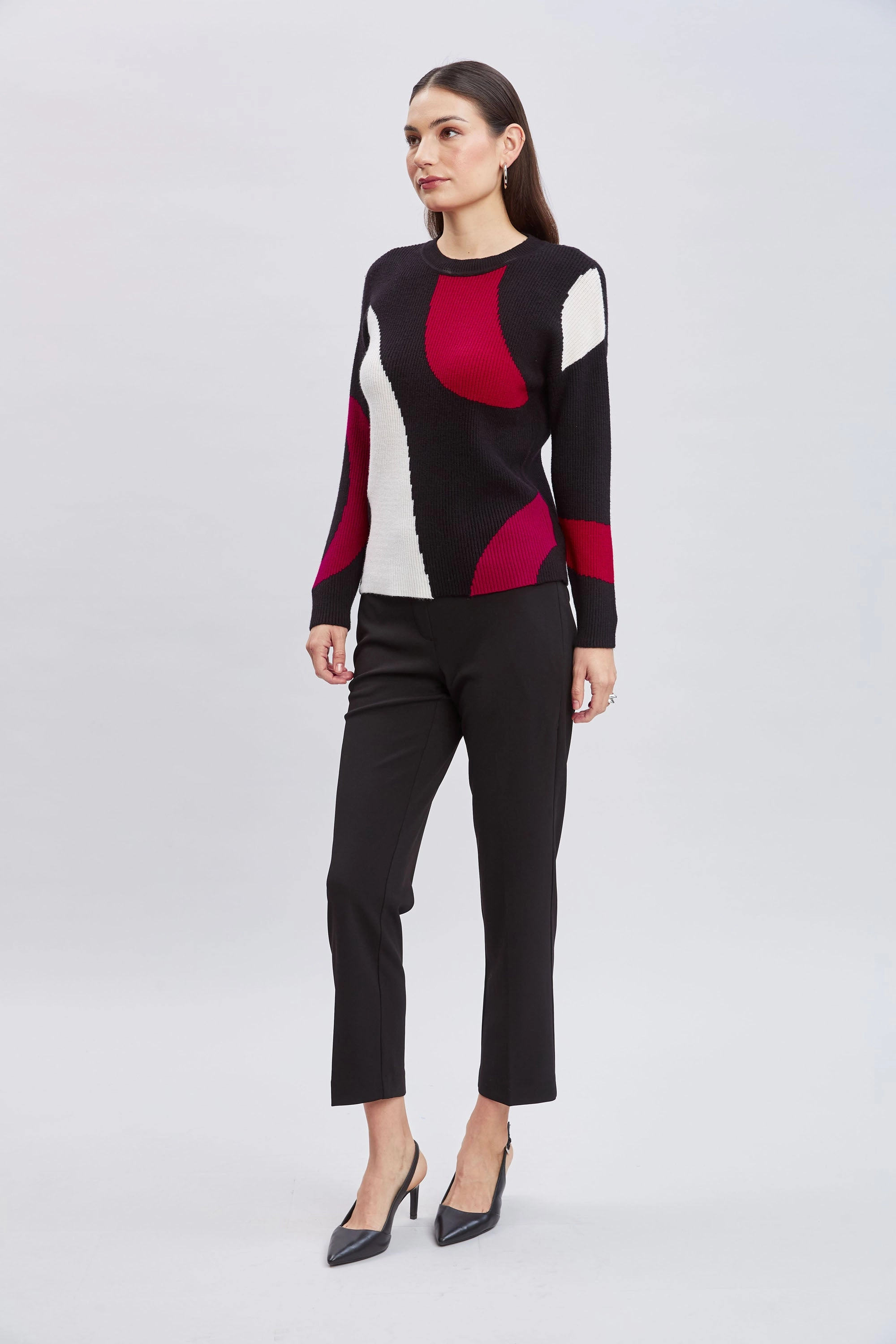 T-Tahari Color Block Sweater