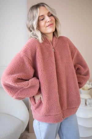 Teddy Snuggle Old Pink - Jacket