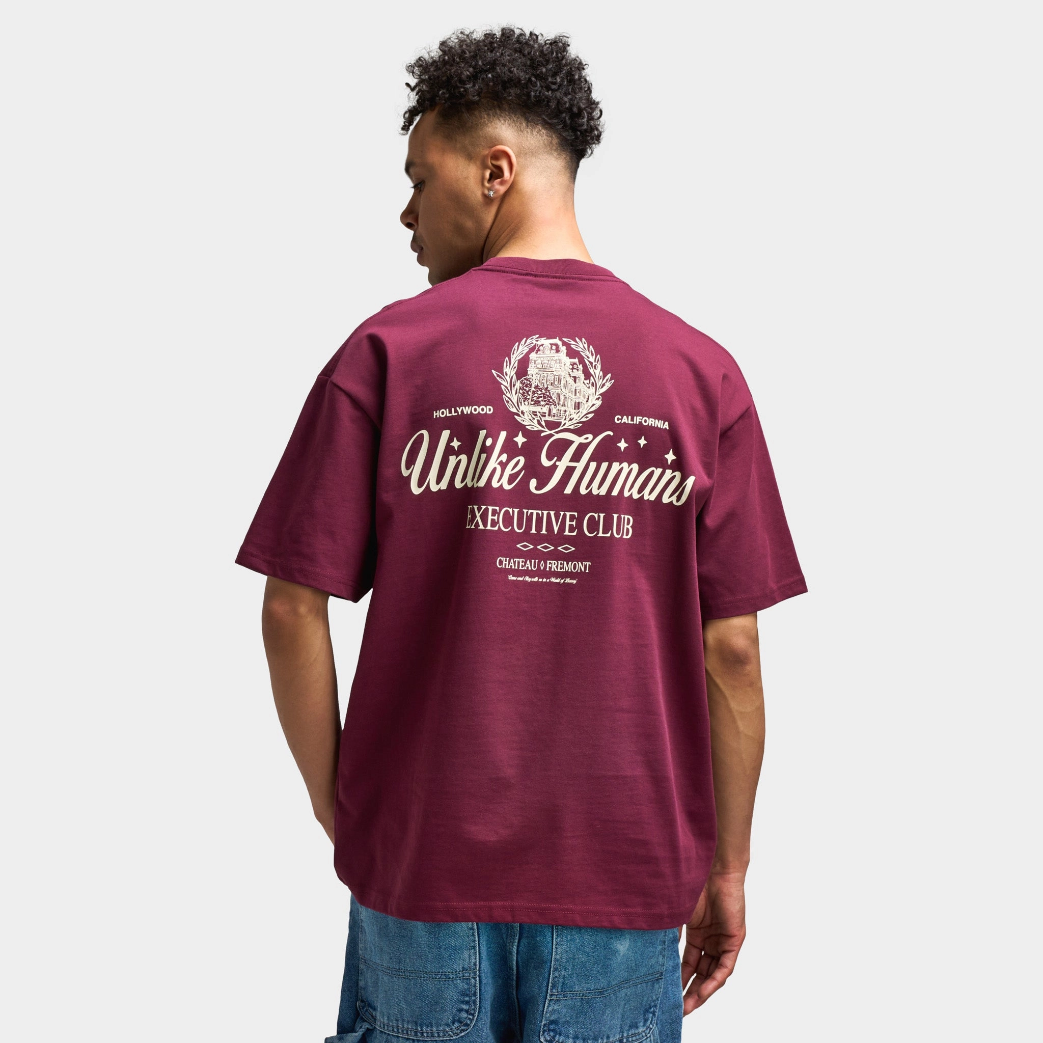 Unlike Humans Fremont Graphic T-shirt / Windsor Wine